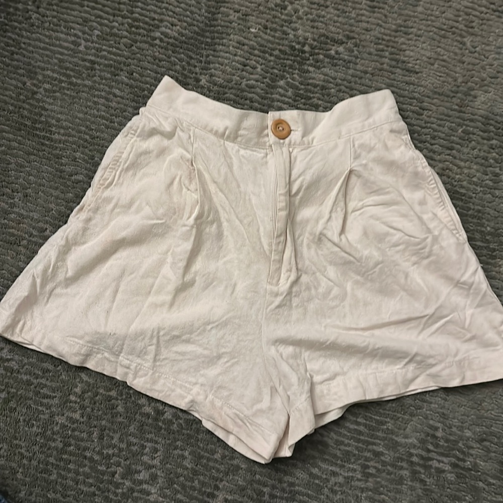 Na Nin - Raw Silk High Rise Shorts